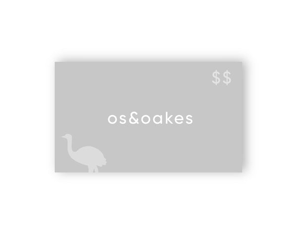 os & oakes gift card - OS & OAKES.